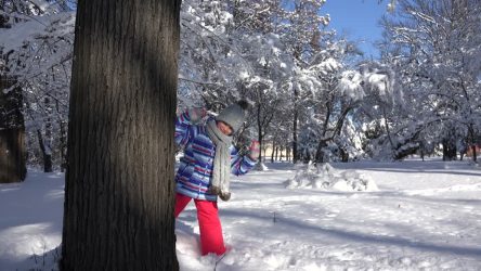 girl in snow
