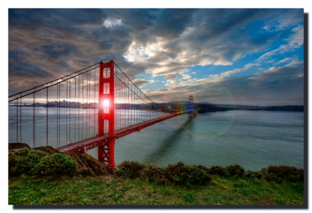 golden gate sunrise